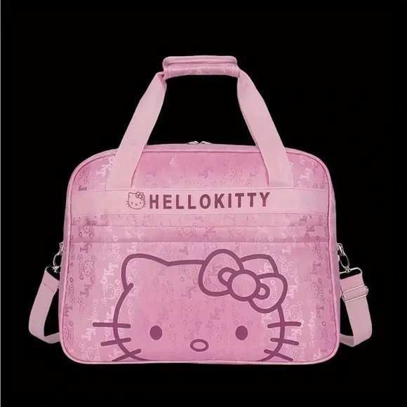 Pink Hello Kitty Travel Bag, Pink Hello Kitty Purse, Pink Hello Kitty Luggage - Picture 12 of 14